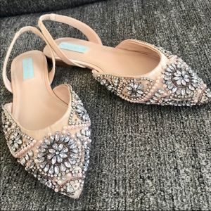 Betsey Johnson Slingback Flats